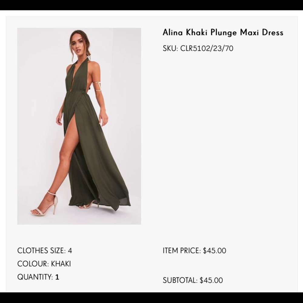Olive Maxi Dress